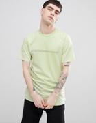 Volcom Spyral T-shirt With Skateboarding Logo In Green - Green