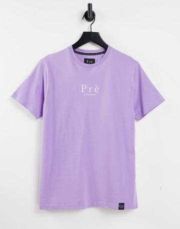 Pre London Core T-shirt In Lilac-purple