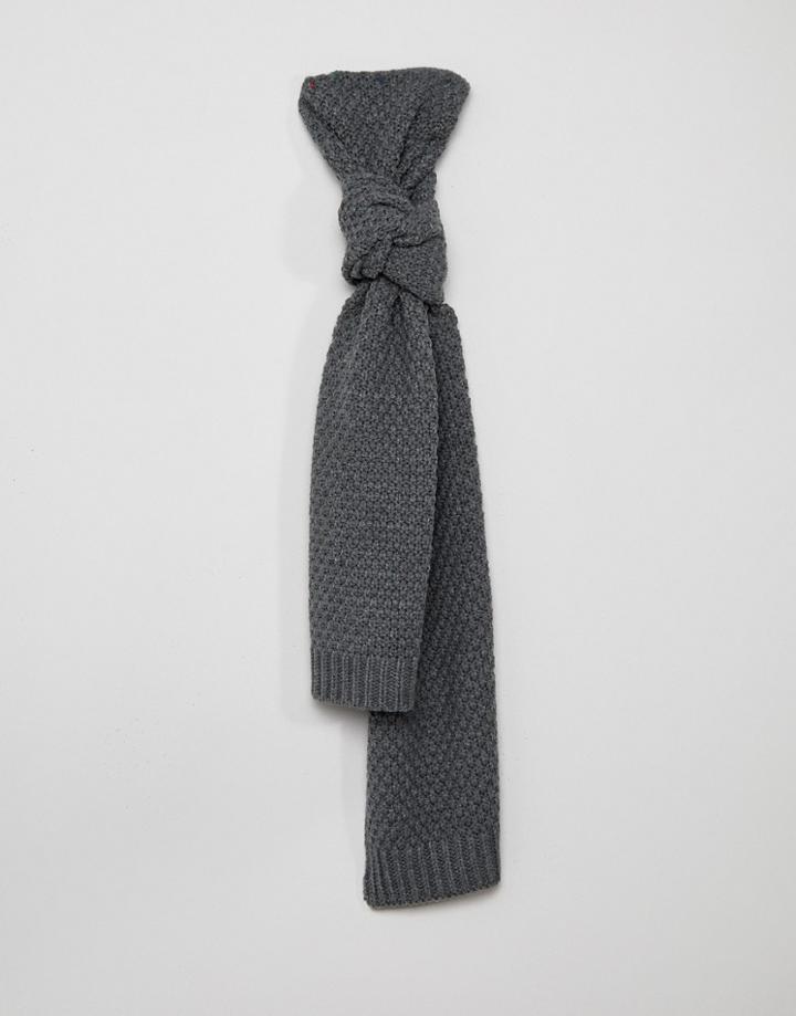 Only & Sons Knitted Scarf - Gray