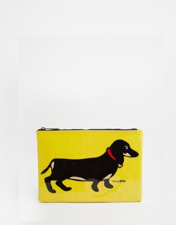 Marc Tetro Large Dachshund Pouch - Yellow
