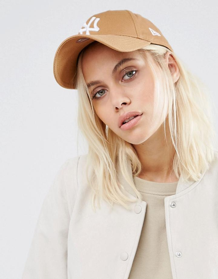 New Era 9 Forty Cap In Tabacco - Tan