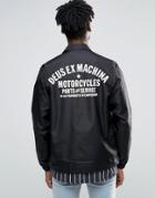 Deus Ex Machina Coach Jacket With Camperdown Back Print - Black