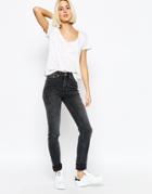 Weekday Thursday High Waist Skinny Jean - Screen Black