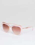 Dolce & Gabbana 0dg4304 Cat Eye Sunglasses In Pink 57mm - Pink