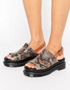 Asos Feasible Chunky Sling Black Sandals - Multi
