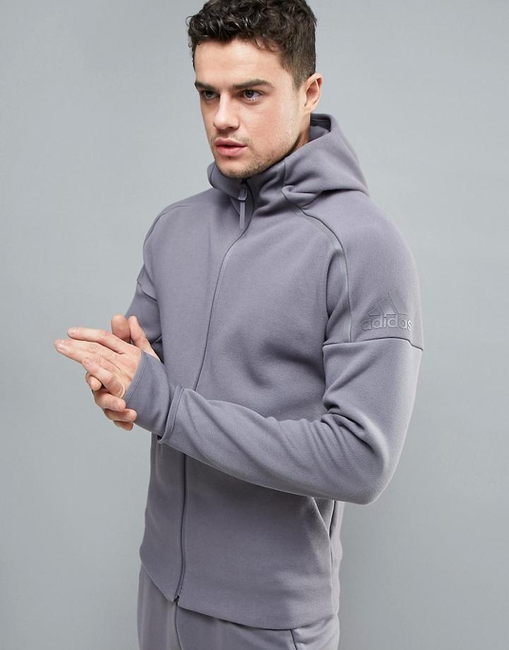 Adidas Zne Hoodie In Gray Bp8471 - Gray