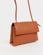 Claudia Canova Foldover Cross Body Bag - Tan