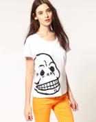 Cheap Monday Skull T-shirt - White