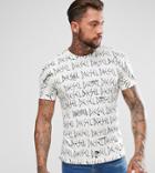 Diesel Scribble T-shirt - Cream