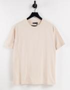 Asos Design Ultimate Oversized T-shirt In Stone-neutral