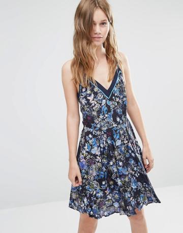 Greylin Magnolia Dress - Navy
