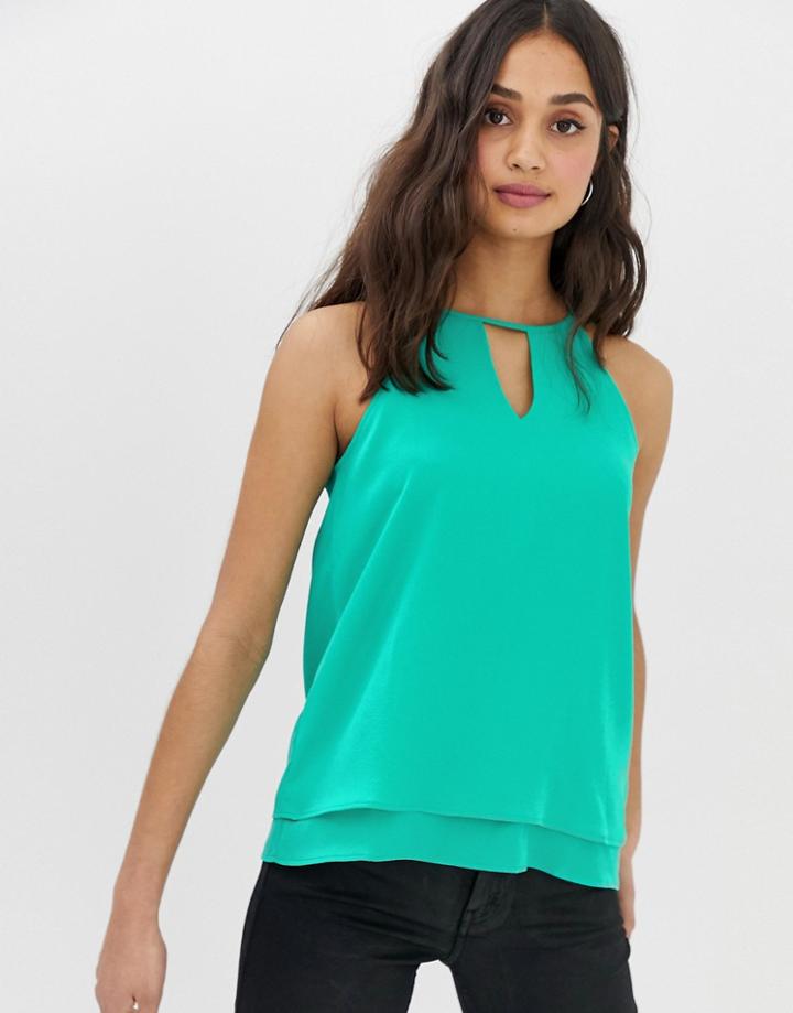 Only Mariana Marina Halterneck Tank Top - Black