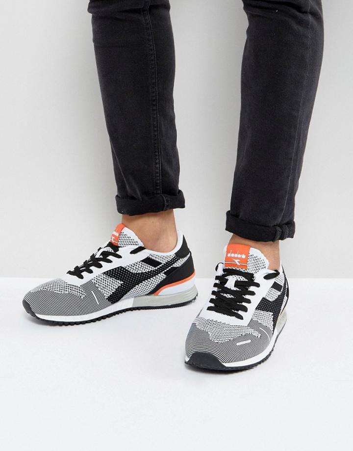 Diadora Titan Weave Sneakers In White - White