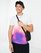 Hollister Sleeve Logo Cloud Wash T-shirt In Pink