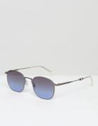 Tommy Hilfiger Round Sunglasses In Silver - Silver