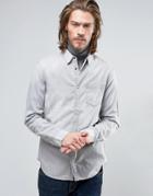 Allsaints Denim Shirt In Slim Fit - Gray