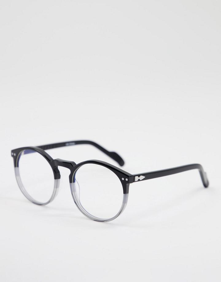 Spitfire Cut Eighteen Unisex Blue Light Glasses In Black