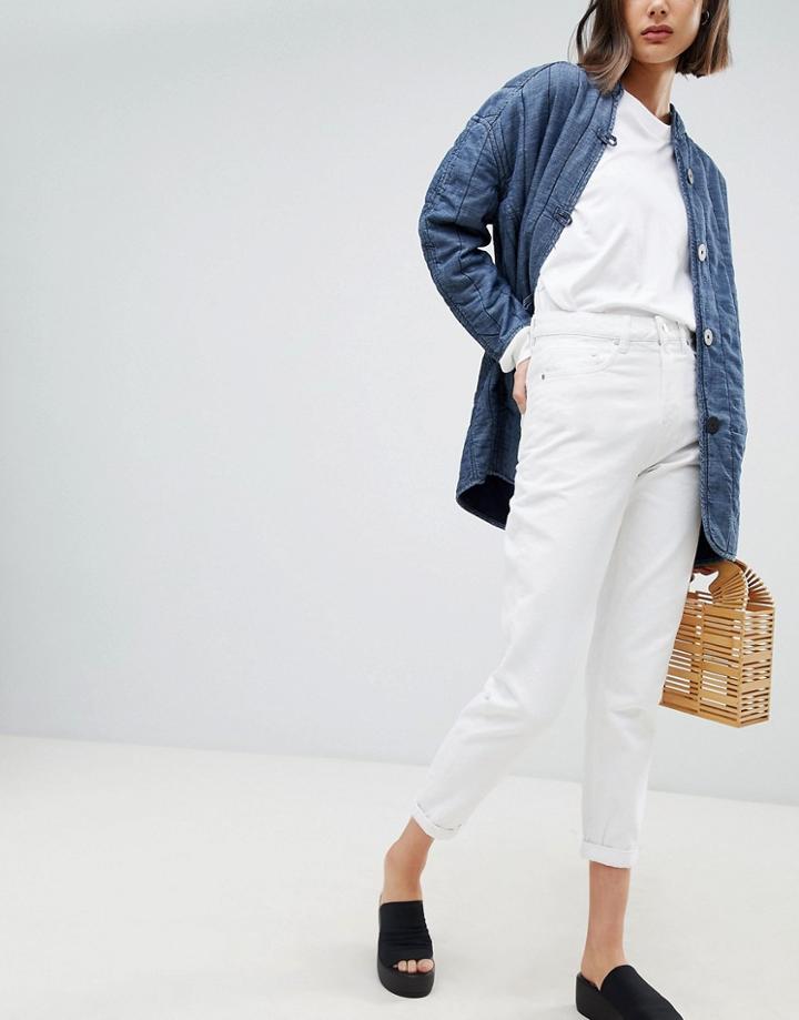 Waven Elsa Mom Jeans - White