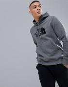 The North Face Drew Peak Pullover Hoodie In Gray Heather - Gray