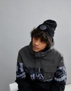 Billabong Disaster Bode Logo Beanie In Black - Black