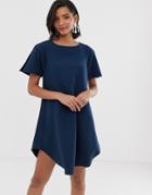 Closet Swing Dress-navy