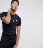 Good For Nothing Tall Muscle T-shirt In Black With Chest Logo - Black
