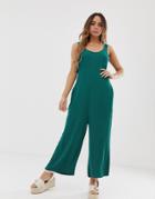 Tavik Beach Jumpsuit In Green