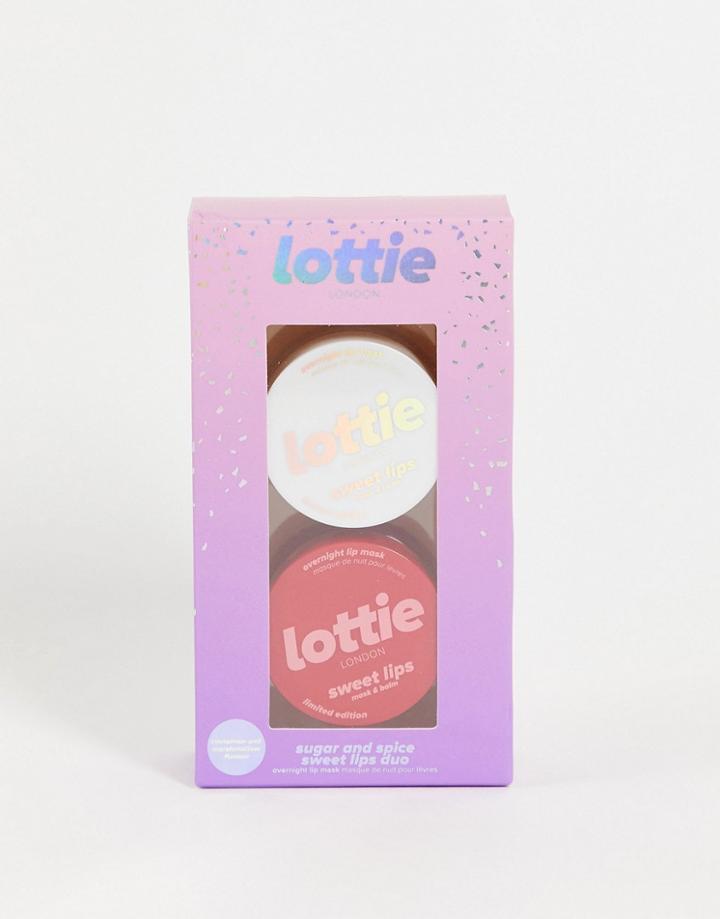 Lottie London Sweet Lips Lip Balm Duo (save 20%)-multi