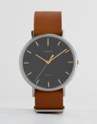 Timex Weekender Fairfield 41mm Leather Watch In Brown - Brown