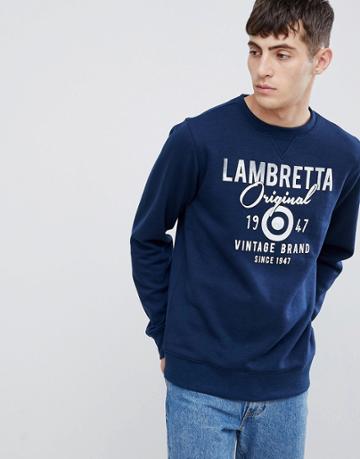 Lambretta Logo Sweatshirt - Navy