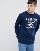 Lambretta Logo Sweatshirt - Navy