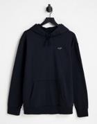 Hollister Hoodie In Black With Small Logo
