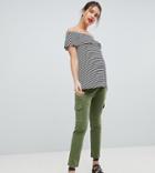 Isabella Oliver Stretch Cargo Pants - Green