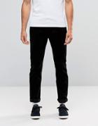 Edwin 55 Chino In Black Corduroy - Black