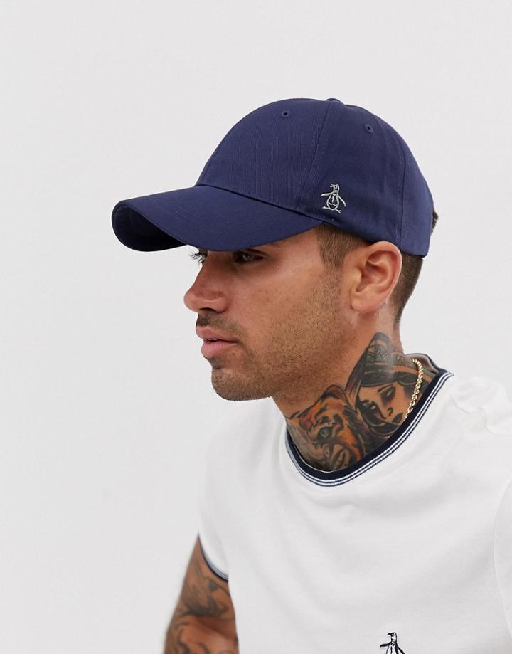 Original Penguin Baseball Cap In Navy