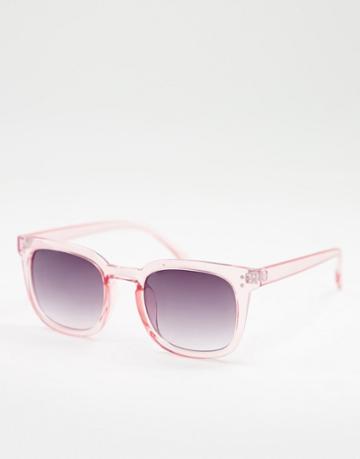 Aj Morgan Presence Of Mind Square Lens Sunglasses-pink