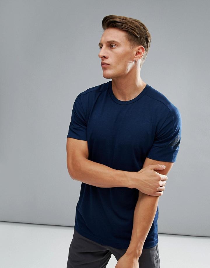 Adidas Athletics Id Stadium T-shirt In Navy B47360 - Navy