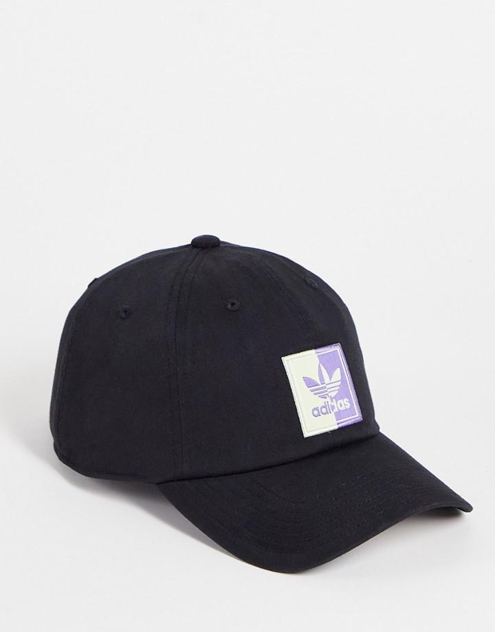 Adidas Originals Split 2.0 Strapback Cap In Black