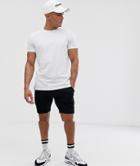 Asos Design T-shirt With Crew Neck & Jersey Skinny Shorts 2 Pack - Multi
