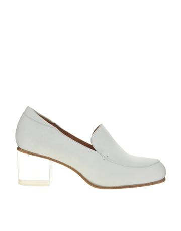Asos White Warwick Leather Loafers