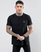 Pretty Green Mitchell Crew Neck T-shirt In Black - Black