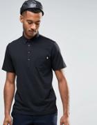 Farah Jersey Polo Shirt - Black