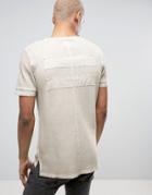Black Kaviar T-shirt In Stone Overdye - Beige