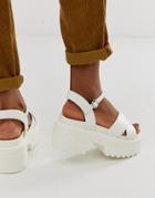 Truffle Collection Sporty Chunky Heeled Sandals - Pink