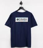Columbia North Cascades Back Print T-shirt In Navy Exclusive At Asos