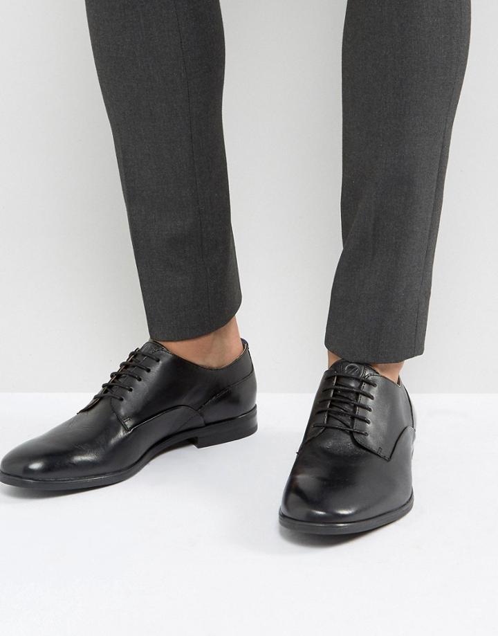 Hudson London Hicken Lace Up Shoes In Black - Black