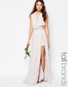 Fame And Partners Tall Ainsley Multiway Dress - Gray