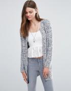 Pepe Jeans Laly Marl Zip Cardigan - White 808