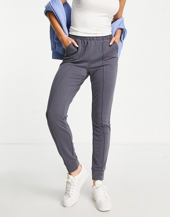 Cotton: On Studio Sweatpants In Dark Gray