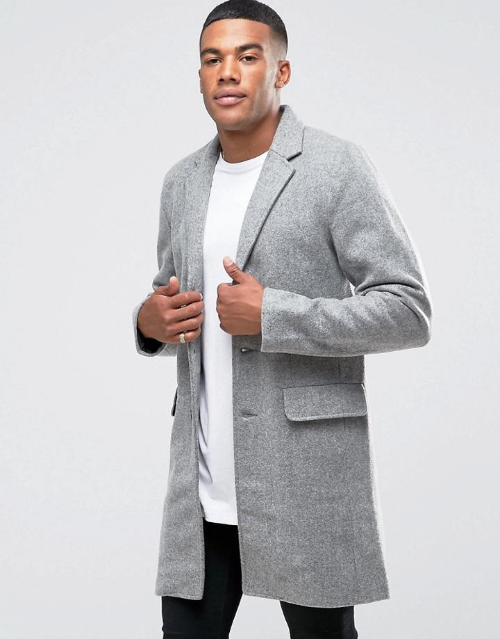 Nicce London Overcoat - Gray
